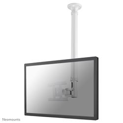 Neomounts by Newstar FPMA-C100WHITE is een plafondsteun voor flat screens t/m 30" (76 cm) - Wit